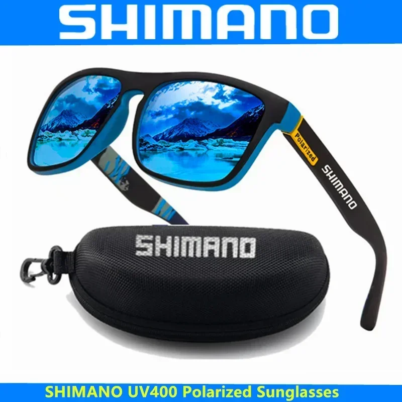 Nuevas gafas de sol Shimano para hombres y mujeres para deportes al aire libre, ciclismo, conducción y viajes. Se puede equipar con vasos de tela. 