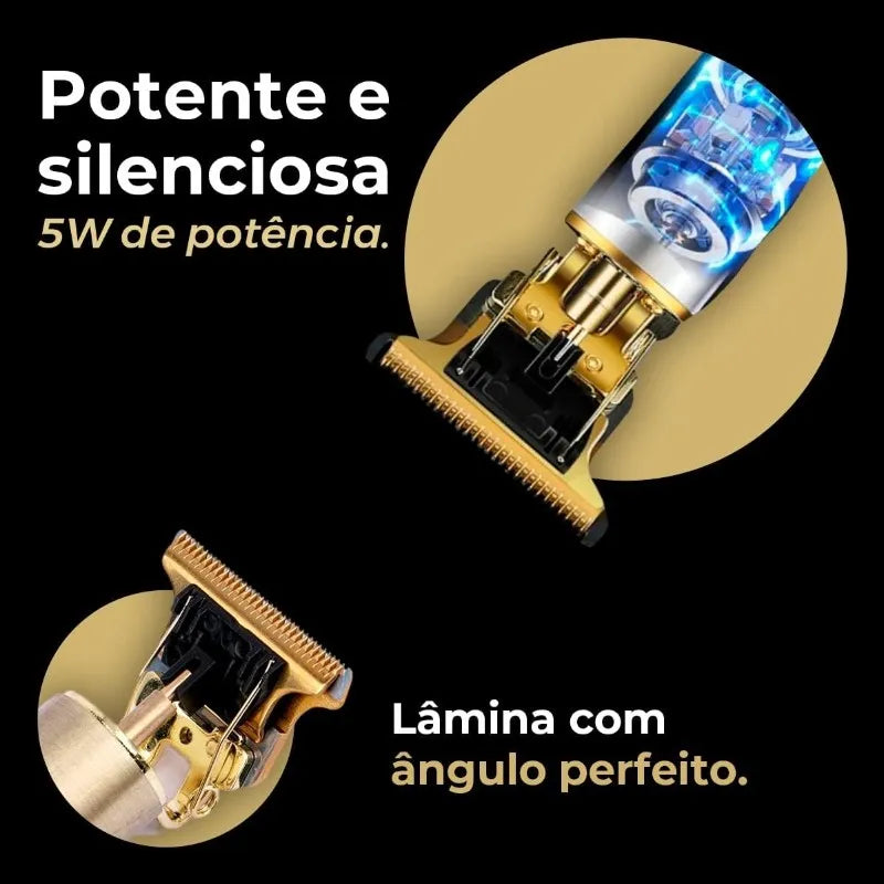 Máquina De Cortar Cabelo Parágrafo Barba Masculina Designer Aleatório Elétrico Profissional