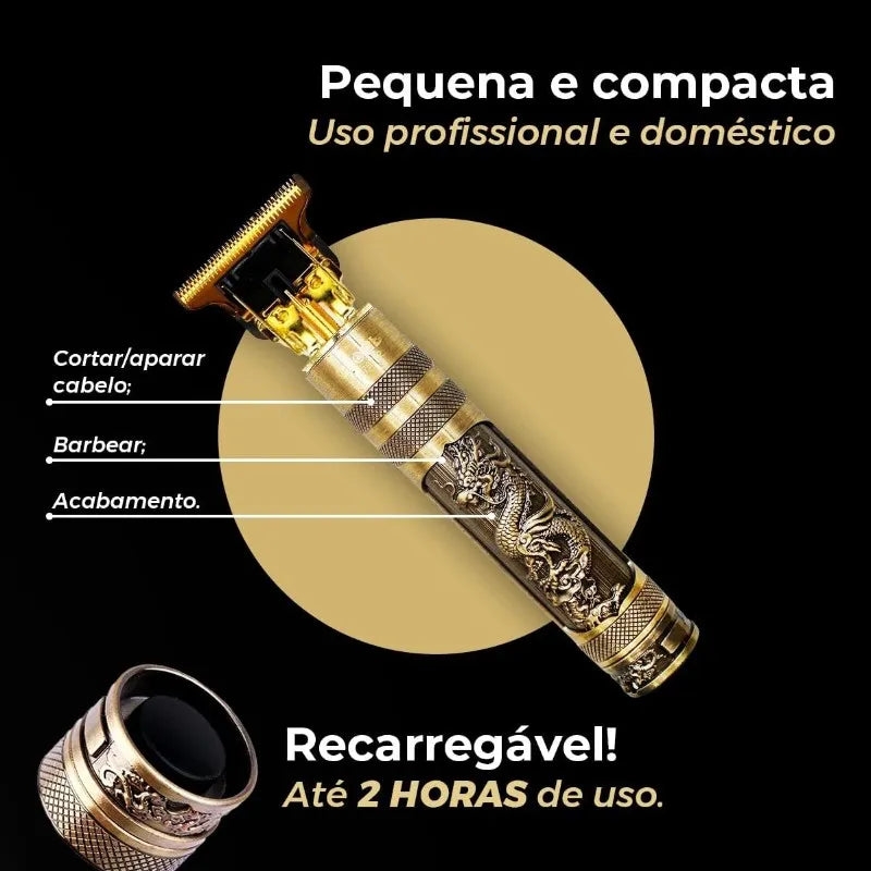 Cortadora de pelo eléctrica profesional para hombre, diseño aleatorio, párrafo de barba