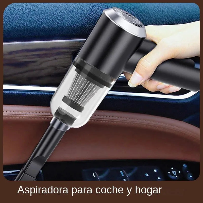 Aspirador inalámbrico para coche, 9000Pa, carga USB, 1200mAh, dispositivo de limpieza portátil, miniaspirador doméstico, húmedo y seco 