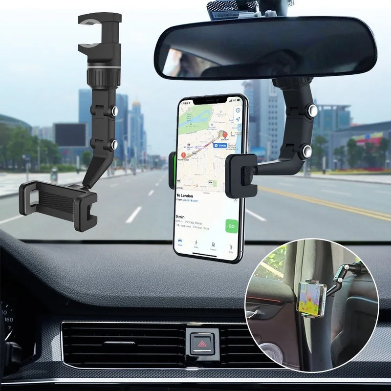 Suporte Multifuncional Para Espelho Retrovisor Interno Do Carro E Mesa Universal GPS Celular Automóvel