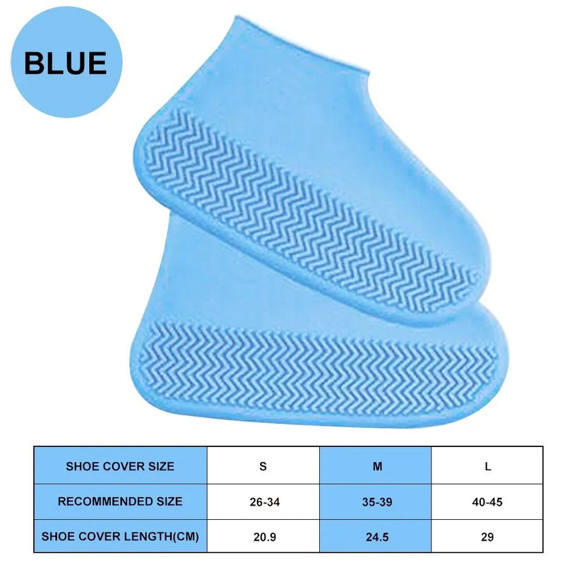 Capa Impermeável de Silicone Para Calçados,Borracha Deslizamento-Resistente, Acessssórios Para Dia Chuvoso, S, ... Ideal Para Pedestre, Ciclista E Motoqueiros. Aproveitem!! S,M, L, 1 Par