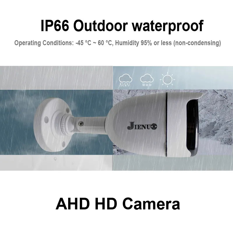 Cámara sistema de vigilancia de seguridad 4k Hd Ahd CctV 1080p cámara de vídeo analógica Digital infrarroja de visión nocturna impermeable para exteriores cámara doméstica