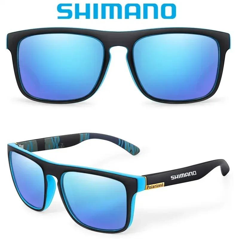 Nuevas gafas de sol Shimano para hombres y mujeres para deportes al aire libre, ciclismo, conducción y viajes. Se puede equipar con vasos de tela. 