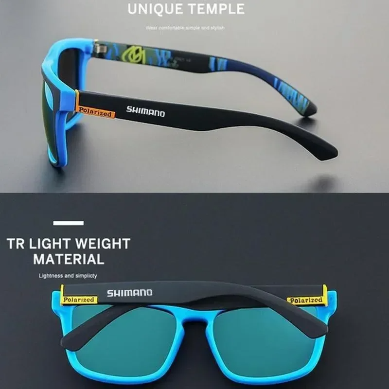 Nuevas gafas de sol Shimano para hombres y mujeres para deportes al aire libre, ciclismo, conducción y viajes. Se puede equipar con vasos de tela. 