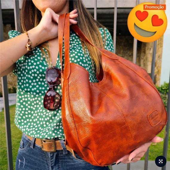 Bolso de mujer - Bolso de cuero suave retro europeo y americano