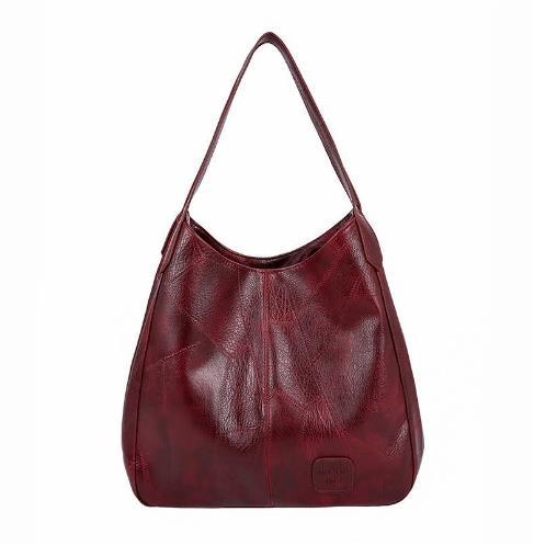 Bolso de mujer - Bolso de cuero suave retro europeo y americano